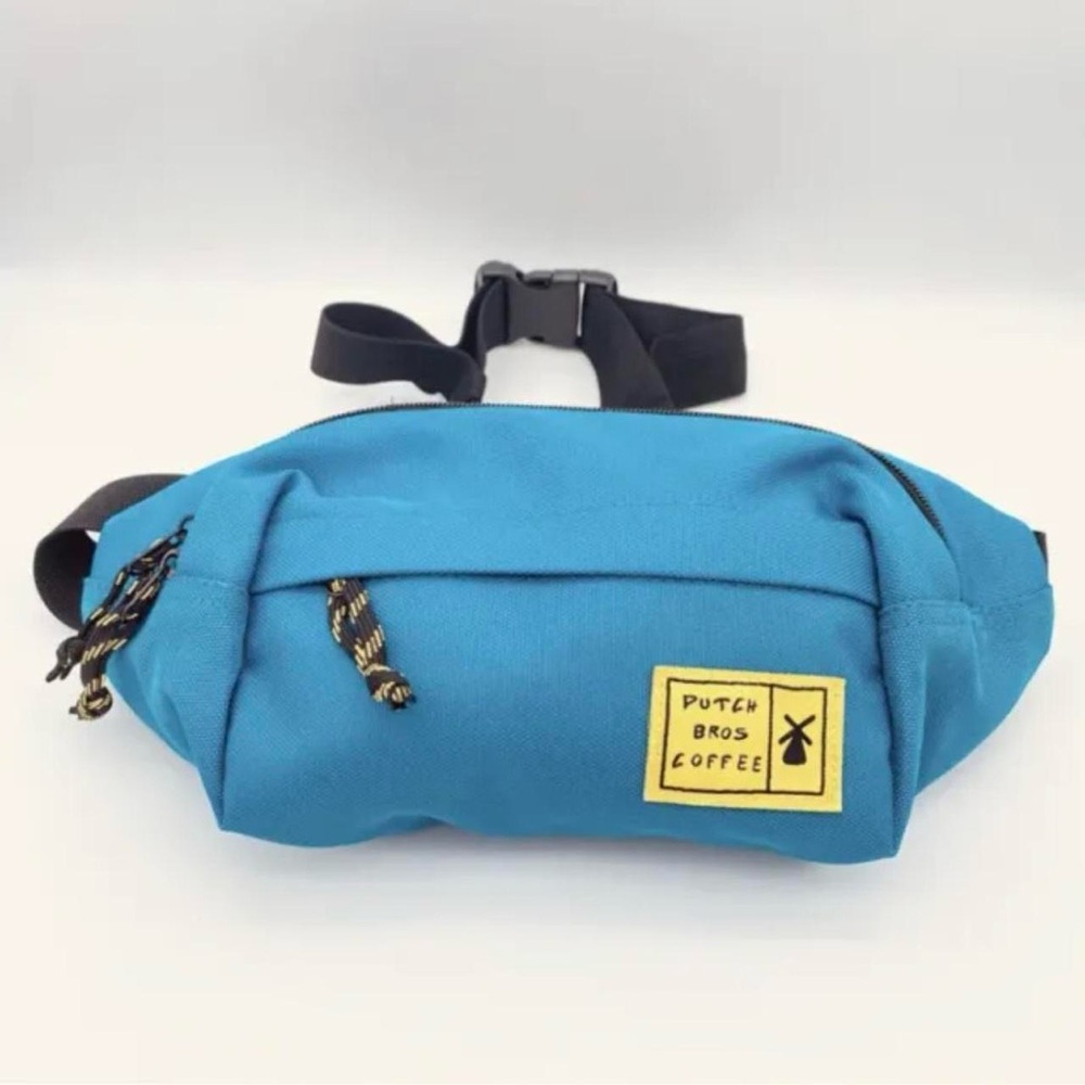 Dutch Bros Fanny Pack Belt Waist Bag Zipper Pockets Adjustable Merch
